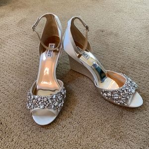Badgley Mischka "Barbara" Wedge Sandal